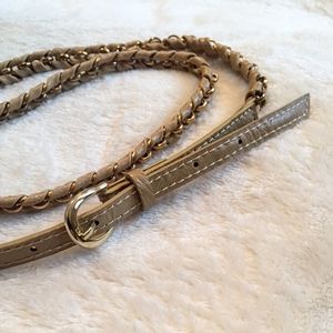 Nordstrom. Braided leather chain belt. M/L.
